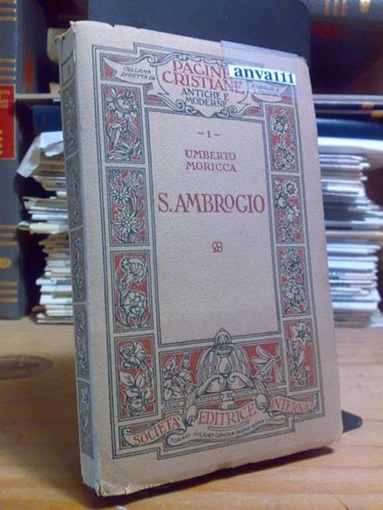 Umberto Moricca - SANT' AMBROGIO - 1928 - copertina