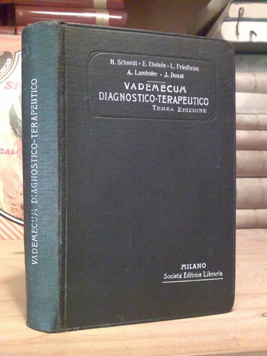 Vademecum Diagnostico - Terapeutico - S.E.I. 1922 - copertina