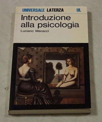 Introduzione alla psicologia - Luciano Mecacci - copertina