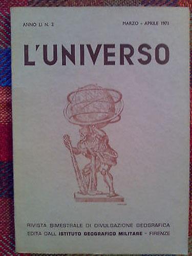 L' L' Universo - Sett. Ott. 1970 - Divulgazione Geografica - copertina