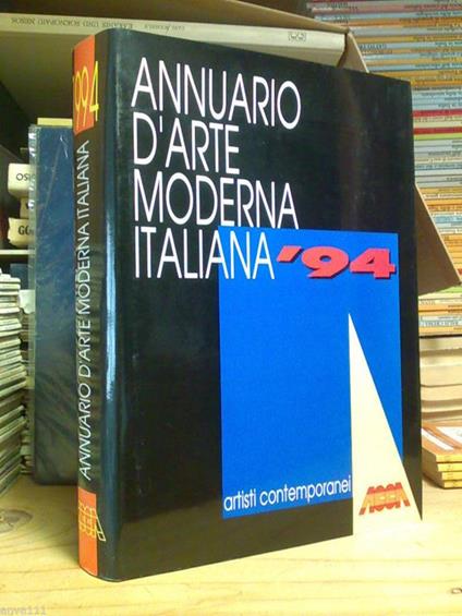 Annuario D' Arte Moderna Italiana 1994 - copertina