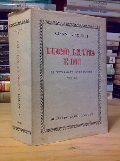 L' L' Uomo, La Vita E Dio - La Letteratura Della Ricerca - copertina