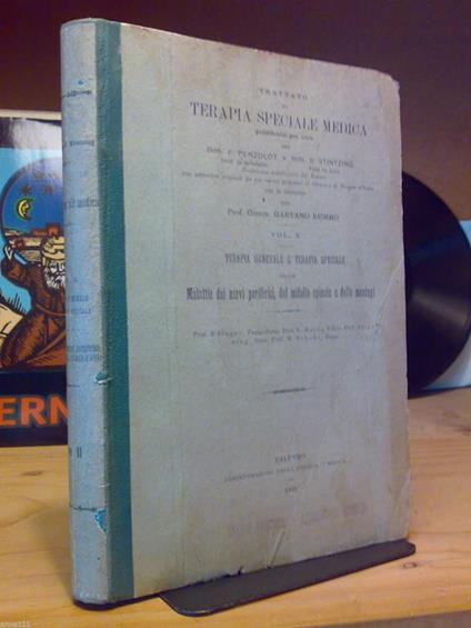 Terapia Delle Malattie Dei Nervi Periferici, Midollo Spinale E Meningi 1899 - copertina