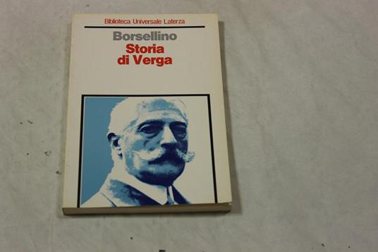 Storia di Verga - copertina