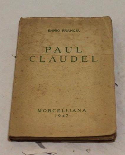 Ennio Francia - Paul Claudel - copertina