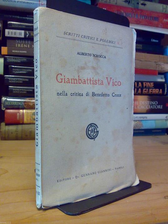 Giambattista Vico Nella Critica Di Benedetto Croce - A Cura Di Alberto Scrocca - copertina