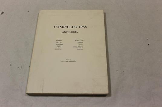 Campiello 1988. Antologia - copertina