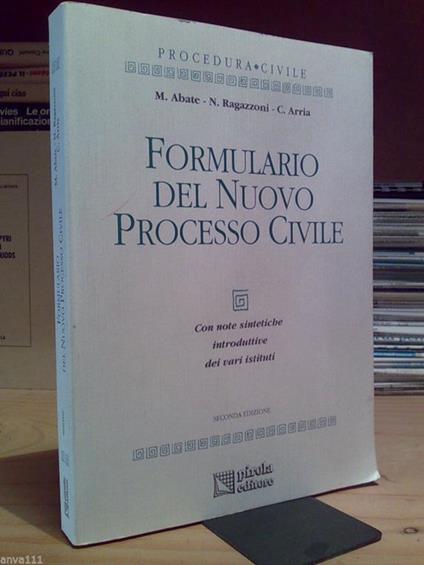 Formulario Del Nuovo Processo Civile - 1994 - copertina