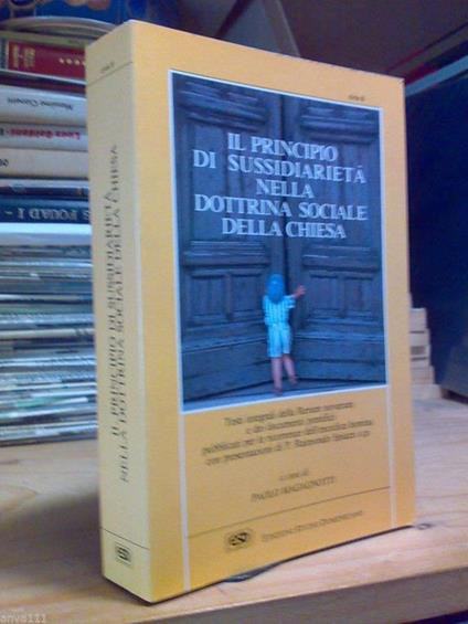 Il Il Principio Di Sussidiarietà Della Dottrina Sociale Della Chiesa 1991 - copertina