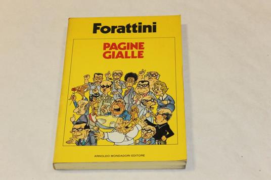 Forattini. Pagine Gialle. Mondadori. 1986-I - Enrico Forattini - copertina
