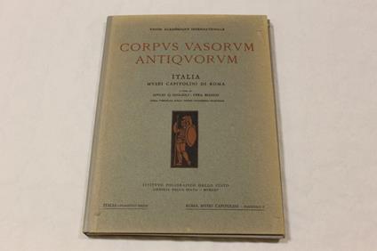 Corpus Vasorum Antiquorum, Italia Musei Capitolini di Roma - copertina