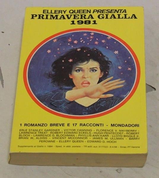 Ellery Queen - Primavera gialla 1981 - copertina