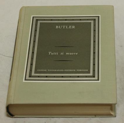 Tutti si muore - Samuel Butler - copertina