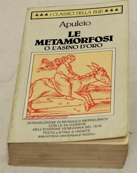 Le Le metamorfosi o l'asino d'oro - Apuleio - copertina