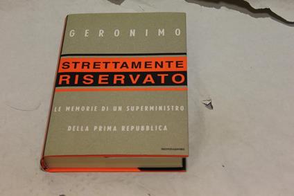 Strettamente riservato - Geronimo - copertina