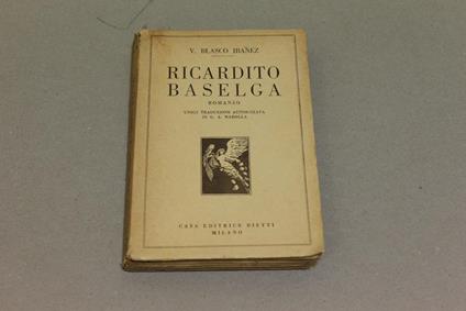 Ricardito Baselga - Vicente Blasco Ibáñez - copertina