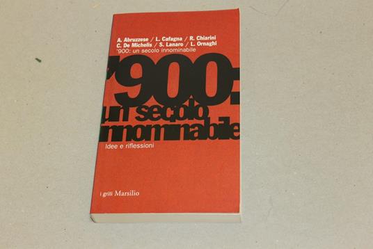 '900: Un Secolo Innominabile - copertina