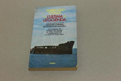 L' L' ultima leggenda - Ambrogio Fogar - copertina