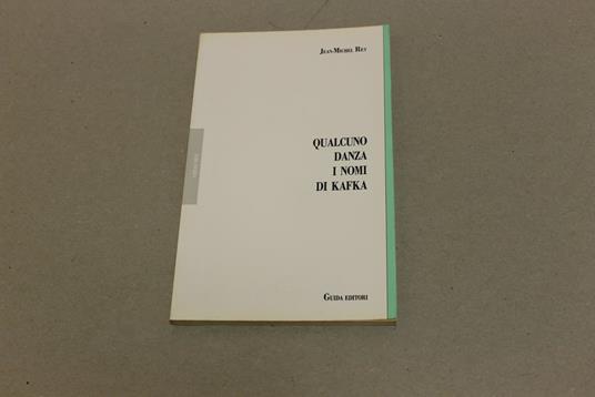 Qualcuno danza i nomi di Kafka - Jean-Michel Rey - copertina