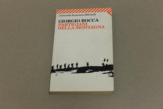 Partigiani della montagna - Giorgio Bocca - copertina