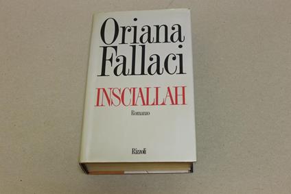 Insciallah - Oriana Fallaci - copertina