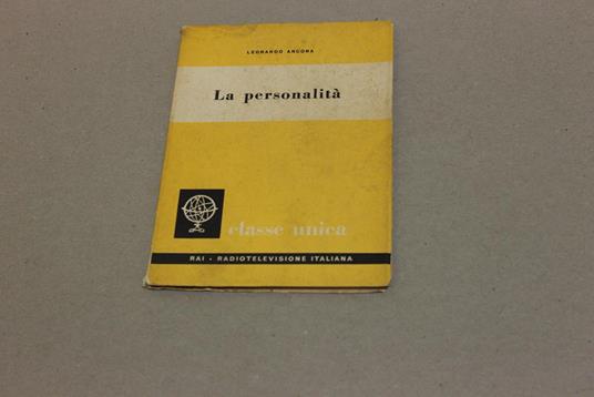 La La personalità - Leonardo Ancona - copertina