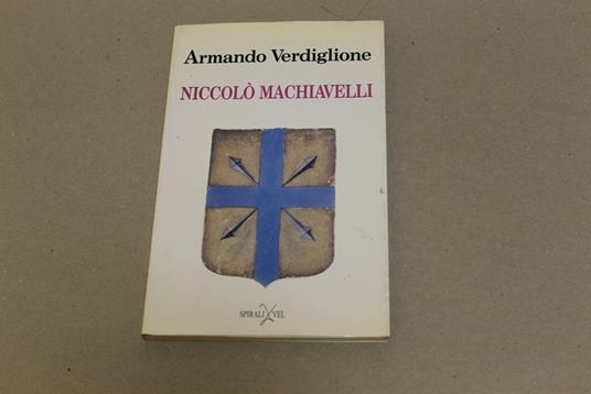 Niccolò Machiavelli - Armando Verdiglione - copertina