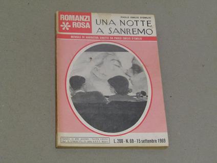 Una Una notte a Sanremo - Paolo Emilio D'Emilio - copertina