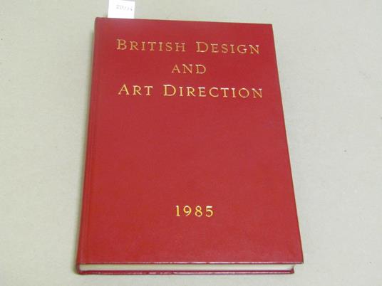 British design and art director 1985 - copertina