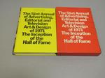 The The 51st annual of advertising, editorial and television art designof 1971 the inception of the hall of fame