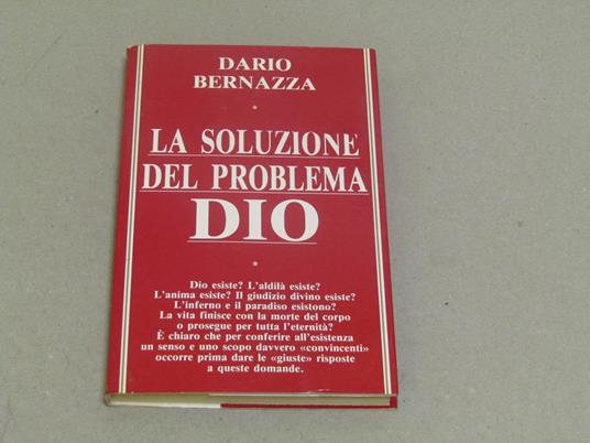 La La soluzione del problema Dio - Dario Bernazza - copertina