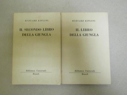 Il Il Libro Della Giungla - Il Secondo Libro Della Giungla Bur Nç132 - 133 E 235 - 236) - Rudyard Kipling - copertina