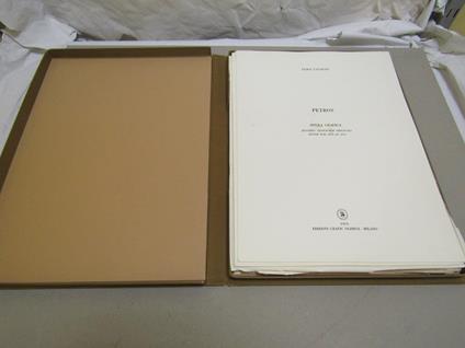 Petros ( Papavassiliou Petro). Opera Grafica. Quindici xilografie originali incise dal 1970 al 1972 - Petros - copertina