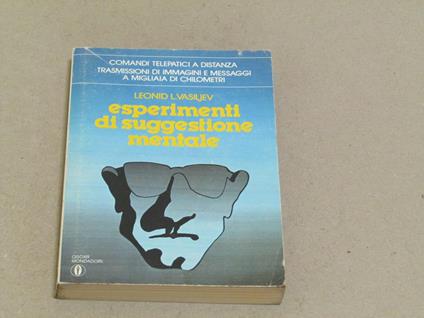 Esperimenti di suggestione mentale - Leonid L. Vasiljev - copertina