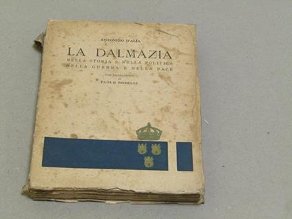La Dalmazia - Antonino D'Alia - copertina
