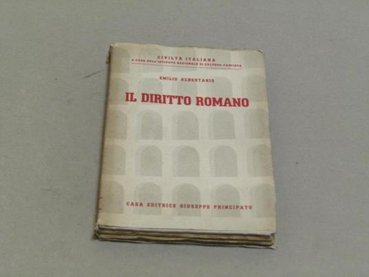 Il diritto romano - copertina