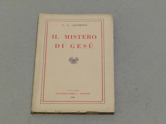 Il Mistero Di Gesù - copertina