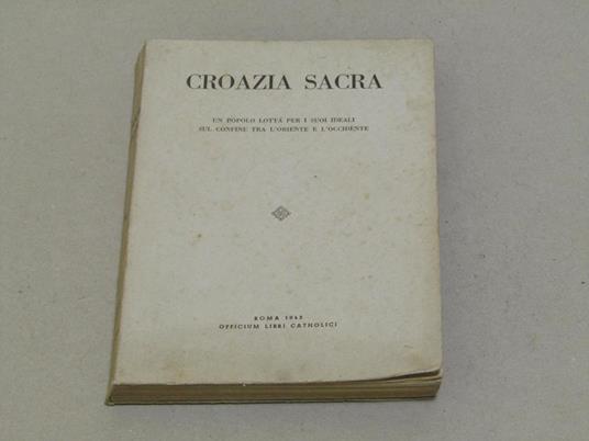 Aa. Vv. Croazia Sacra - copertina