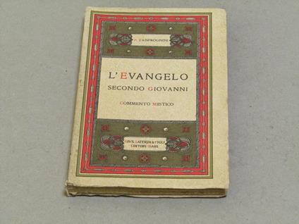 L' Evangelo secondo Giovanni - Pietro Zanfrognini - copertina