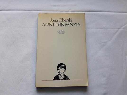 Anni d'infanzia - Jona Oberski - copertina