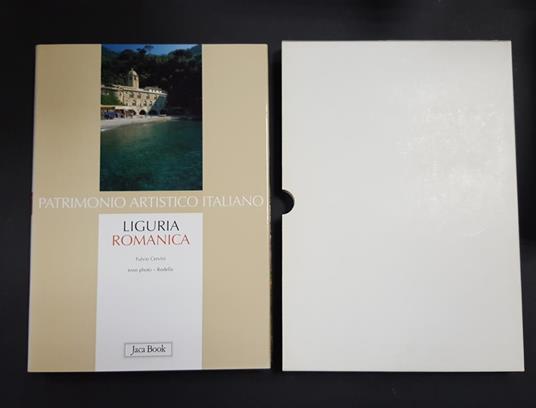 Liguria romanica. Jaca Book. 2002 - I. Con cofanetto - Fulvio Cervini - copertina