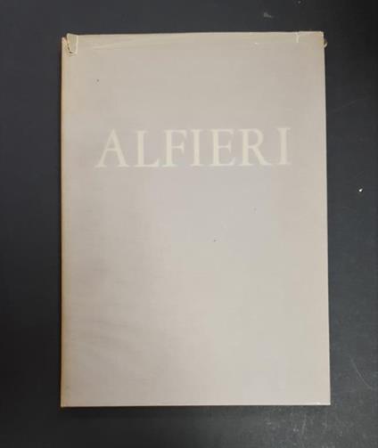 Alfieri. Bertieri. 1970. Con dedica di Alfieri datata 1970 - Domenico Cara - copertina