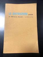 Le distruzioni. L'Edicola 1972. Con dedica dell'autrice