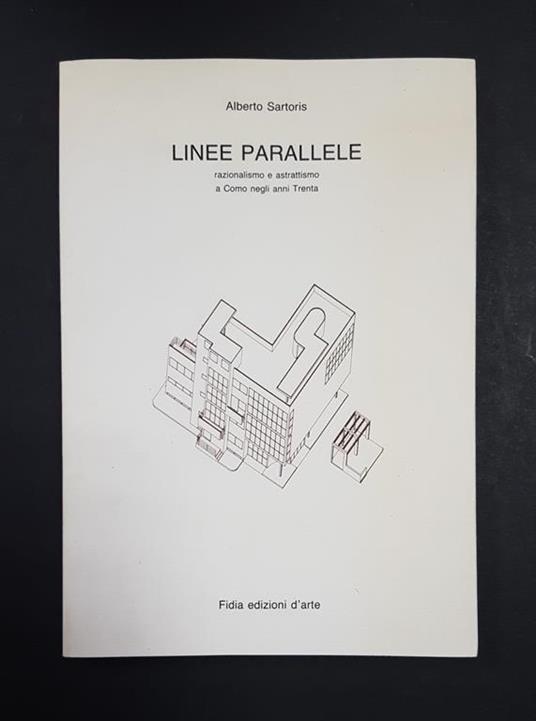 Linee parallele. Fidia Edizioni d'arte. 1992 - I - Alberto Sartoris - copertina