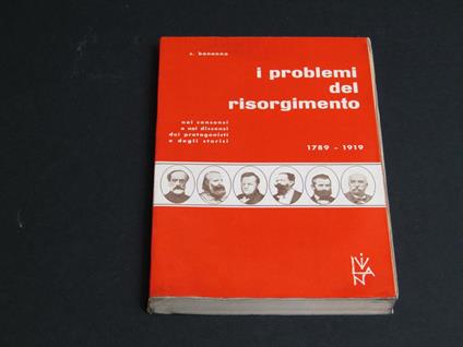 I problemi del Risorgimento. Liviana Editrice. 1961 - I - Carmelo Bonanno - copertina