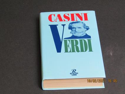 Verdi. Rusconi Libri. 1982 - Claudio Casini - copertina