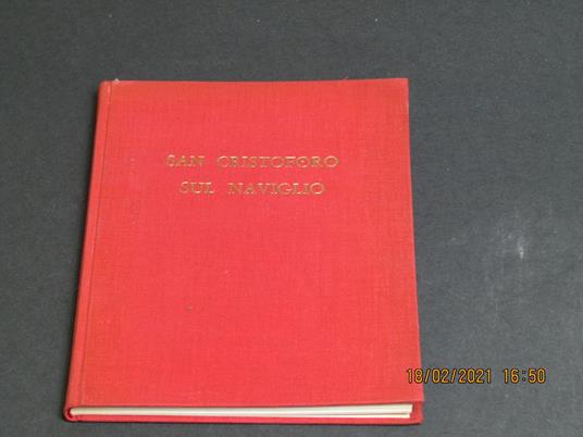 San Cristoforo sul Naviglio. Scuola Arti Grafiche O. Sacra Famiglia. 1961 - I - copertina