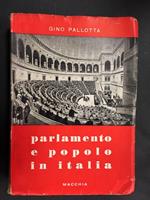 Parlamento e popolo in Italia. Macchia. 1953