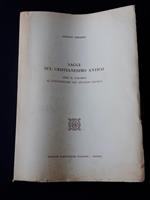 Saggi sul Cristianesimo Antico. Edizioni Scientifiche Italiane. 1958-I