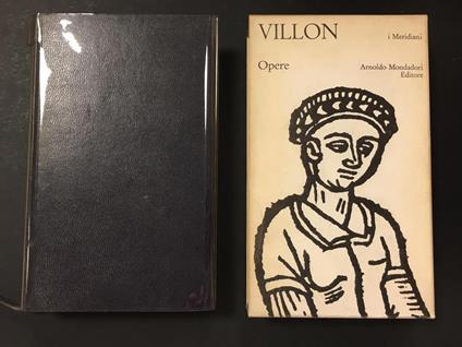 Opere. Mondadori. 1971-I. Con cofanetto - François Villon - copertina